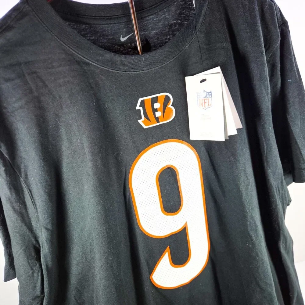 Nike Cincinnati Bengals Joe Burrow #9 T-Shirt Size XXL New With Tags